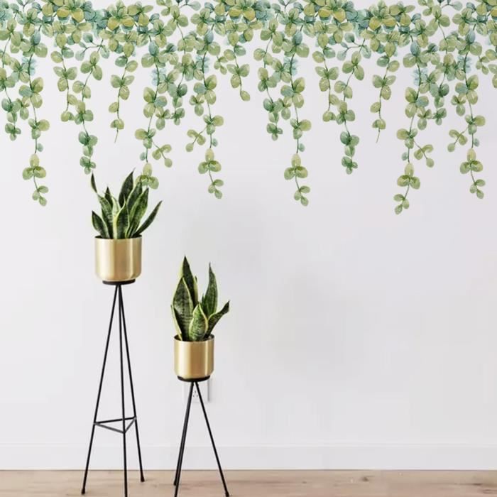 Stickers Muraux Herbe Verte Et Papillons - 180 Pièces - Déco Coin Plinthe