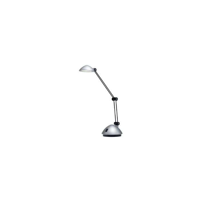 Lampe de bureau LED - HANSA Space - 3 W - lumière blanche chaude - argent satiné