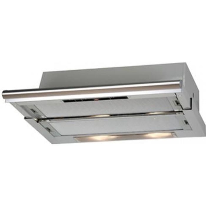 Hotte Extr Tf 5260 60 Inox 2moteurs 02034305 Achat Vente Hotte Cdiscount