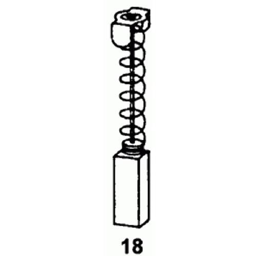 Balais de Charbon pour Makita Coupeuse//Scie 9522NB 6x9x12mm