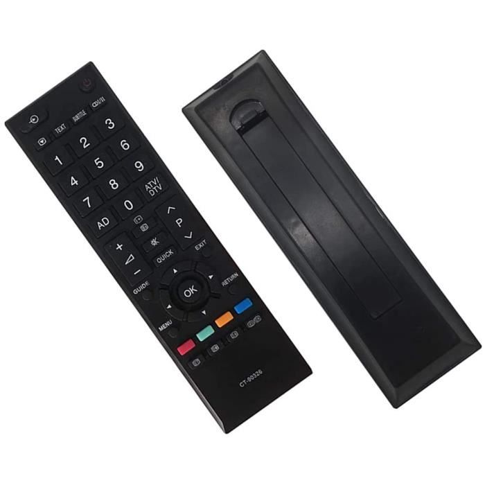 Remplacement CT90326 Telecommande Universelle Toshiba pour Telecommande  Toshiba TV Télécommande Toshiba Regza CT90326 CT90380 [362] - Cdiscount TV  Son Photo