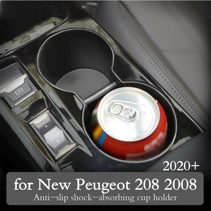 Accessoires auto intérieurs,Porte-gobelet pour Peugeot 2008 GT 2020  2021,Clip de rangement pour voiture,organisateur de bouteilles - Cdiscount  Auto
