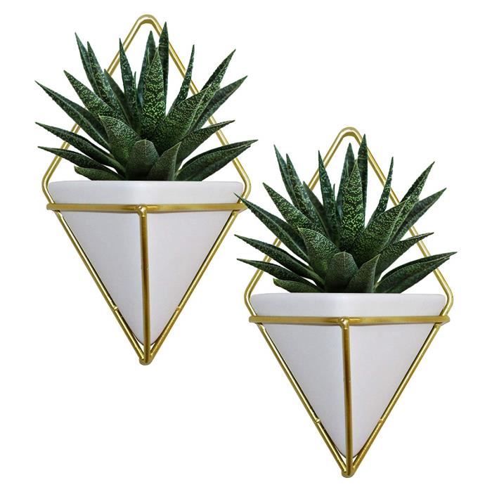 Get Wallpaper Kurtzy Jardiniere Suspendue 2 Pot Geometrique En Ceramique Pour For iPhone