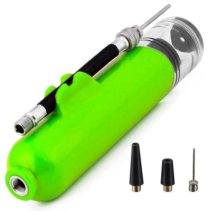 POMPE A VELO,Silver--Pompe à Air manuelle pour vélo, 160psi, manomètre, gonfleur de pneus de