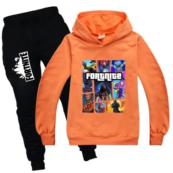 Survetement en coton pour enfants FORTNITE Photo couleur Garcon Automne