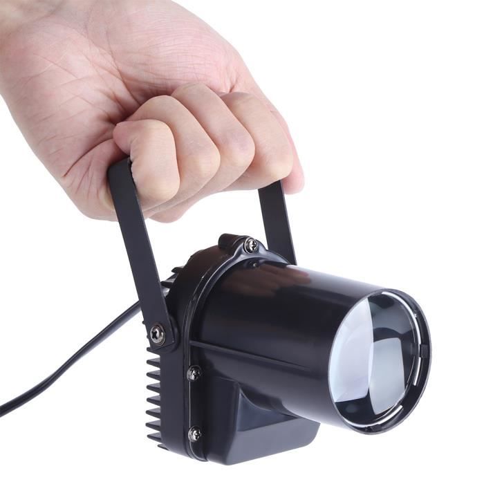 Mini Projecteur LED 7 Couleurs – Portable, Réglable, Pour DJ, Bar, Fêtes Intérieur/extérieur