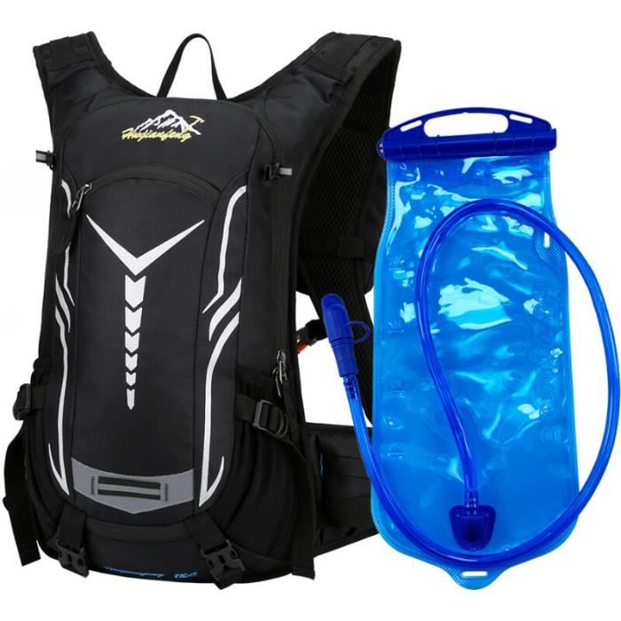 Sac à Dos Hydratation Tactique avec Poche Eau 3L, Gilet Trail