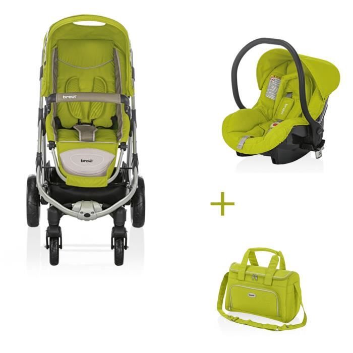 BREVI Poussette Combine Trio Ovo Car Cdiscount Puericulture Eveil bebe