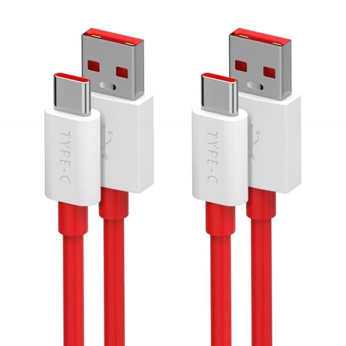 Chargeur Secteur Mural + Câble USB Type C Pour OnePlus Nord/N100 - 10W, 120cm - Neuf