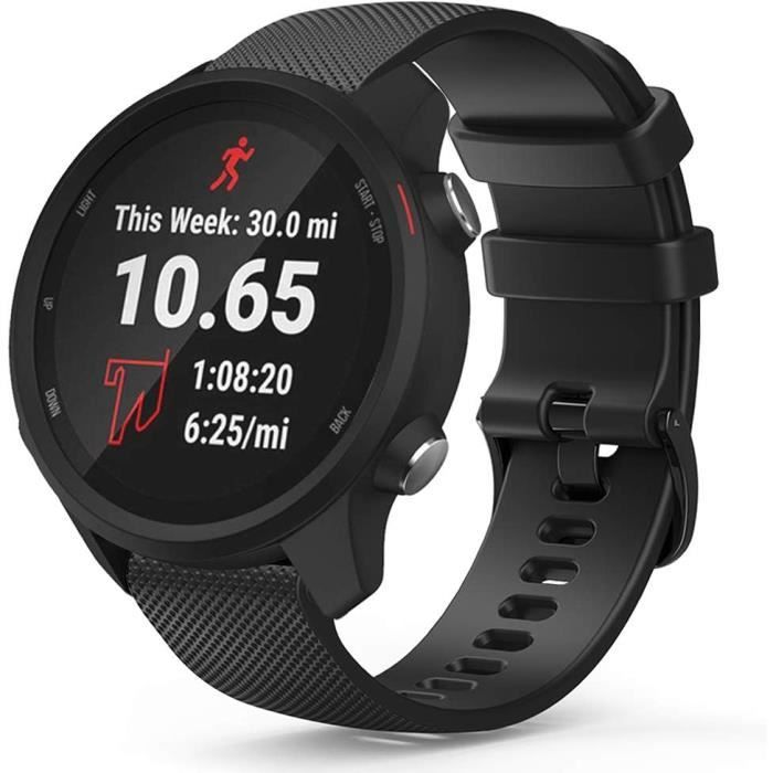 Bracelet Pour Garmin Forerunner 245-245 Music-Vivoactive 3, Bracelet 20Mm Montre Connectée