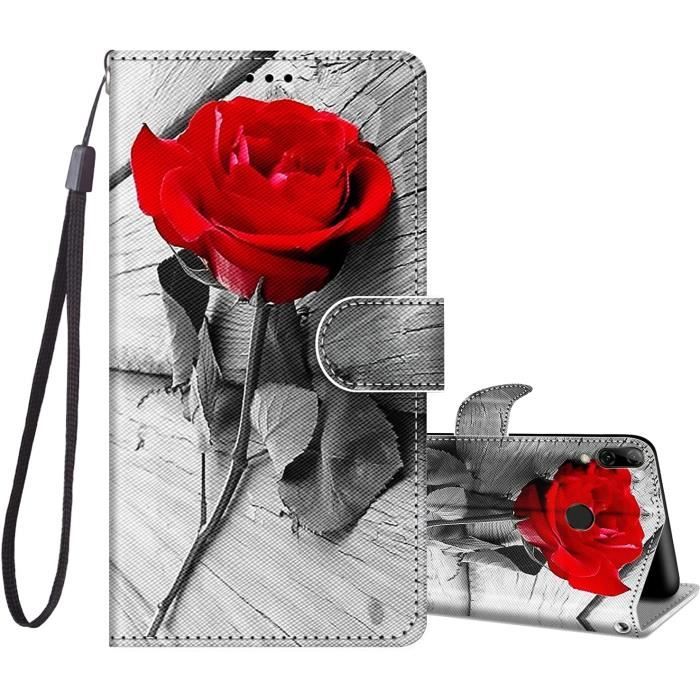 Coque Huawei P Smart 2019 Huawei Honor 10 Lite avec Motif Antichoc Protection PU Cuir Fonction coque pour huawei p smart z 2019