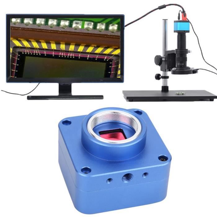 Microscope Numérique LCD 4,3" 1000x – Caméra Industrielle Avec 8 LED, Support Métal, USB & Carte TF