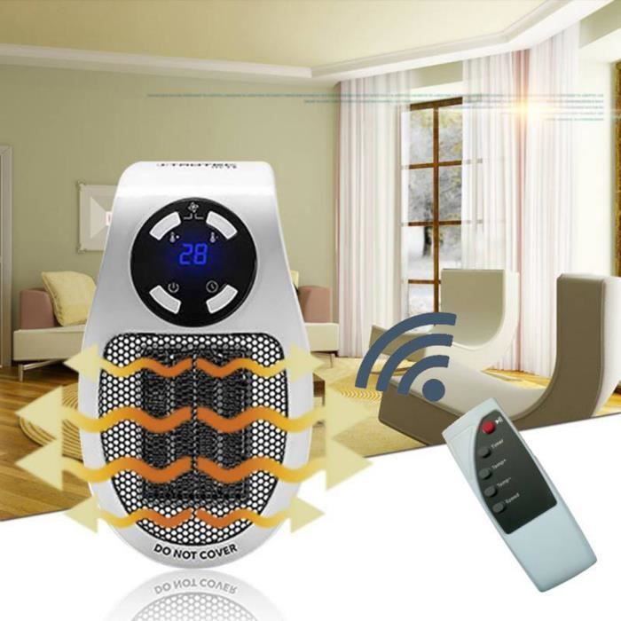 Radiateur Electrique 500w Chauffage Air Soufflant Ventilateur