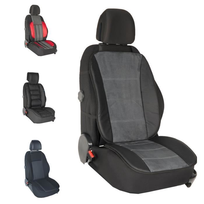 DBS - Couvre Siège - Voiture-Auto - Gris - Grand Confort - Antidérapant - Compatible Airbag - Universel