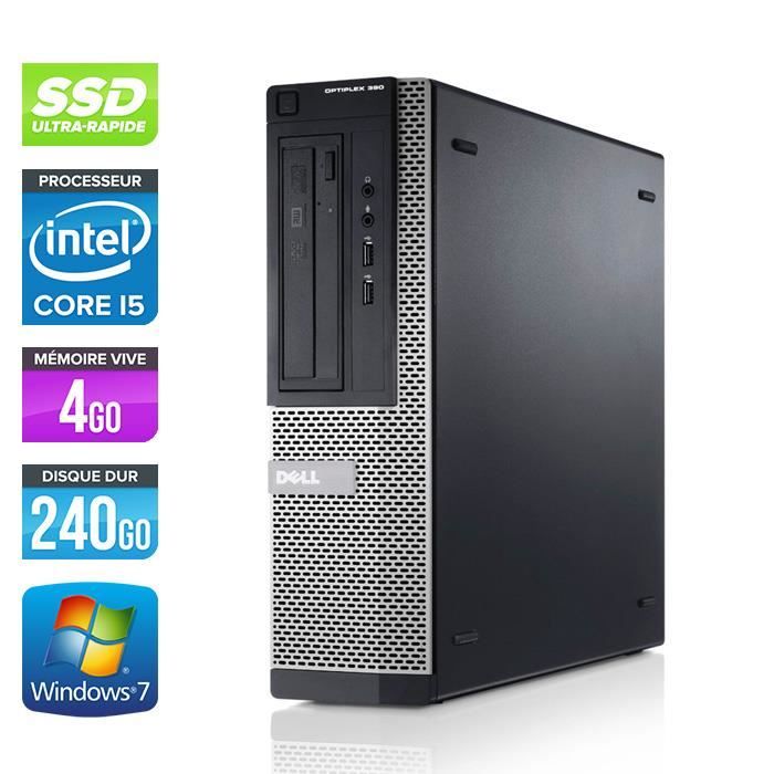 Pc De Bureau Dell 390 Dt I5 4 Go Ssd 240go Windows 7 Prix Pas Cher Cdiscount
