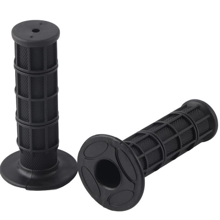 1 Paire De Poignées De Guidon MTB, Poignée Ergonomique De Vélo Acex 2 Embouts, Poignée Antidérapante Avec Double Verrouillage Diamètre 22mm