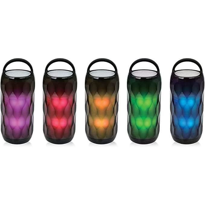 Lanterne multicolore sans fil sur batterie avec enceinte bluetooth