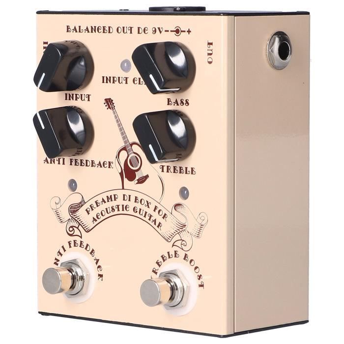 Rowin Pédale Flanger Guitare Analogique - Effet Métallique Classique 2 Modes
