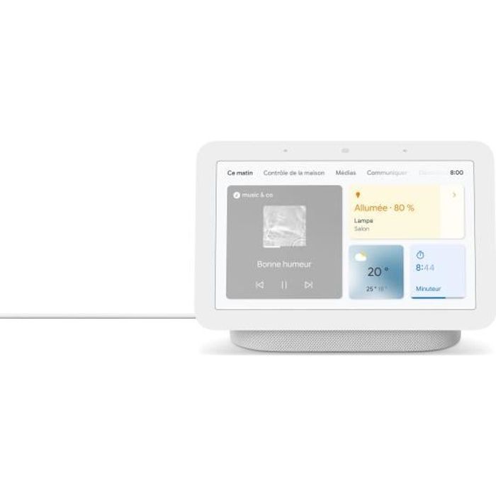 Enceinte intelligente sans fil Bluetooth et Wi Fi Google Nest Hub 2eme génération avec écran connecté Neuf