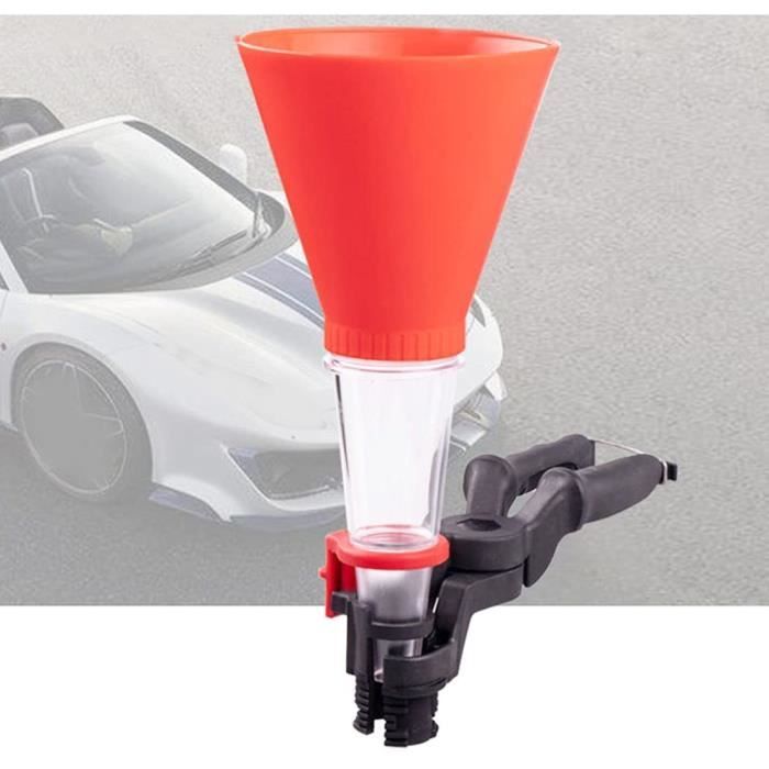 Kit D'entonnoirs à Huile Pour Voiture - 4 Entonnoirs En PP Robustes - Pour Vidange, Liquide De Refroidissement, Essence - Outil D'atelier Pratique - 14