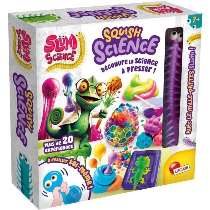 Squish - Kit Scientifique - SLUMI SCIENCE  - Composants Variés Recettes Illustrées