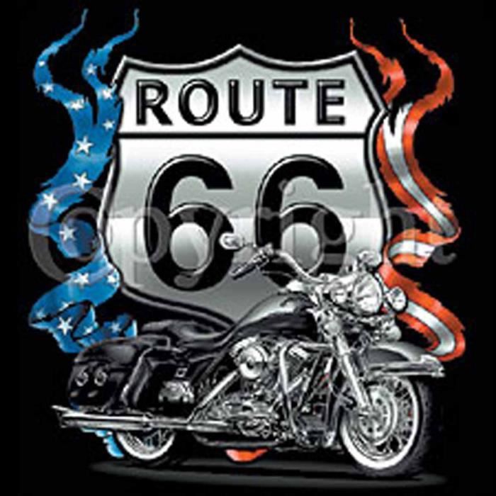 Tee shirt route 66 homme Clearance
