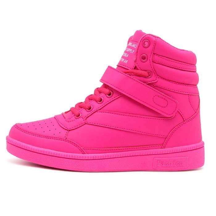 basket montante rose