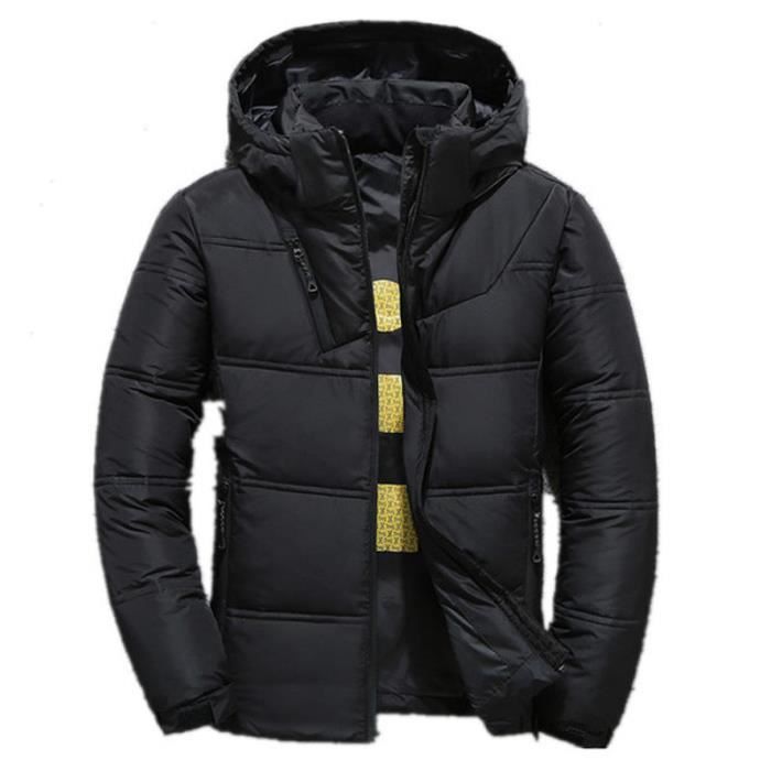 Doudoune homme Marque Luxe Doudoune capuche Court paragraphe En