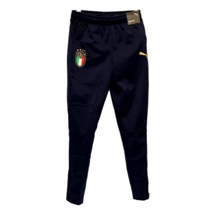 PUMA FIGC TRAINING JR ENFANT PANTALON 757357 BLEU