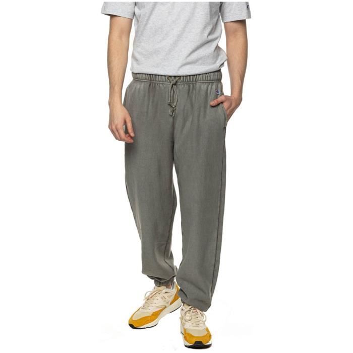 Pantalon CHAMPION Elastic Cuff Pants Gris Homme Adulte Gris Cdiscount Pret a Porter
