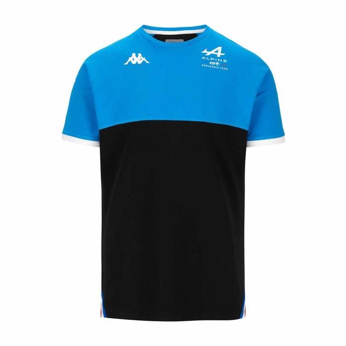 T-shirt Homme Kappa Aybend Alpine Endurance Team Officiel - Bleu - Manches Courtes - Coupe Ajustée T-shirt Homme Kappa Aybend Alpine Endurance Team Officiel - Bleu - Manches Courtes - Coupe Ajustée