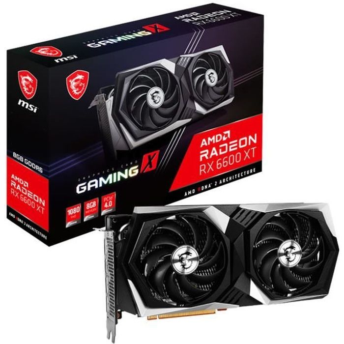 Radeon RX6600XT 8Gb MSI Gaming X Reconditionné - MSI reconditionné disponible sur Cdiscount Seconde Vie