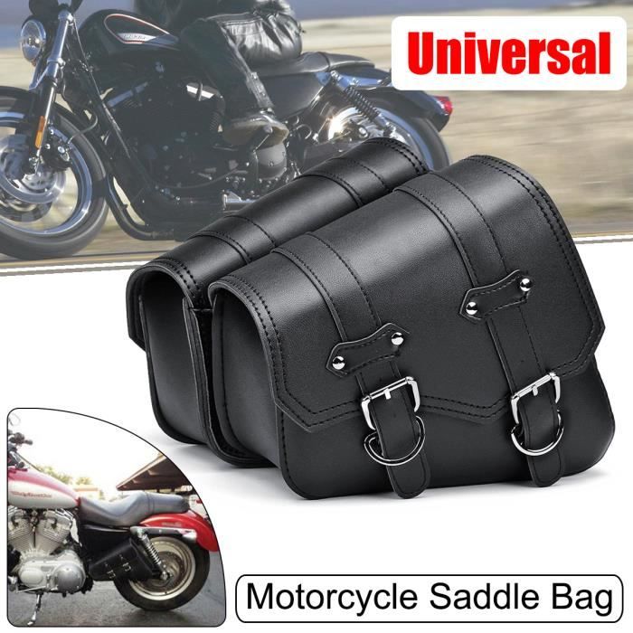 Cyclisme Moto Harley Selle Sac Vélo Côté Stockage Sacoche Outil Pochette Shan