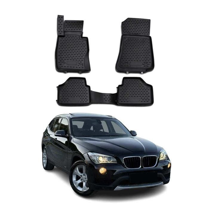 MOTOS Auto-vloermatten van rubber voor BMW iX1 vanaf 2022 Verbeter uw reiscomfort met Anti-Slip Mat Car 3D- Vloermatten voor alle weersomstandigheden, bescherming tegen vuil