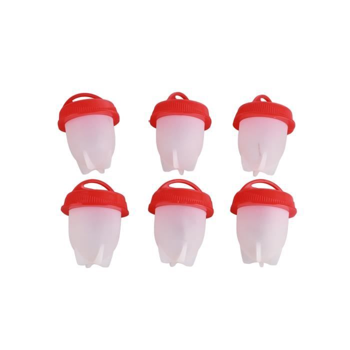 Cuiseur à Œufs En Silicone - Pour Œufs Pochés Ou Durs, Résistant Haute Température, 4 Ou 6 Œufs - 10
