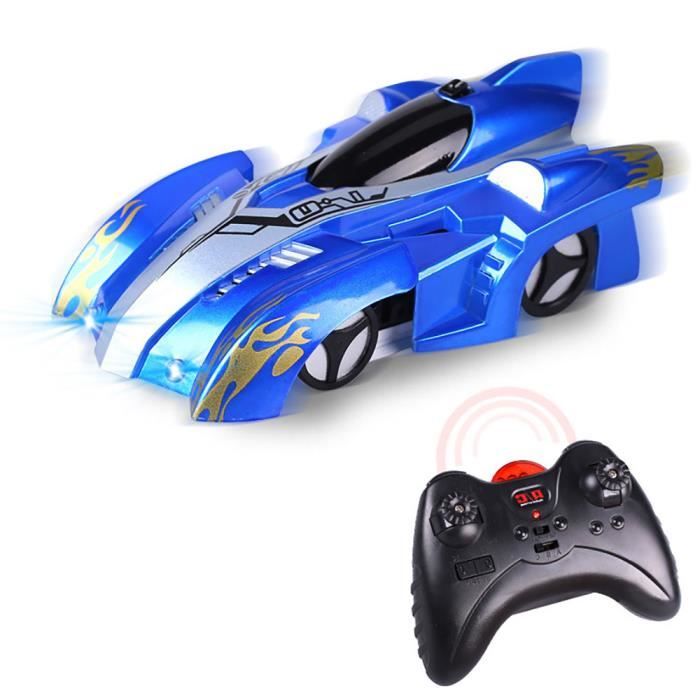 Voiture De Marche De Mur Voiture D Escalade Anti Gravite Deux Modes Jouet De Voiture D Escalade Bleu Cdiscount Jeux Jouets