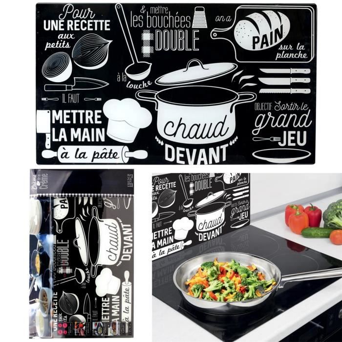 Plaque De Protection En Verre Pour Cuisine Cache Plaque De Protection De Cuisson Cuisine Collection Bistrot Retro Verre Noir Achat Vente Cache Plaque De Cuisine Cache Plaque De Protection De Cdiscount
