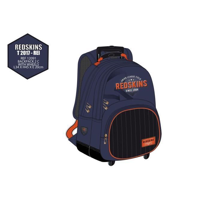Redskins Sac A Dos A Roulettes 2 Compartiments College Et Lycee Garcon Anthracite Anthracite Cdiscount Bagagerie Maroquinerie