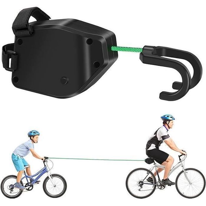 Barre Traction Velo Enfant,Laisse de vélo Télescopique de 2,5 m,Capacité de Charge de 500 lb,laisse de vélo de Montagne Portable
