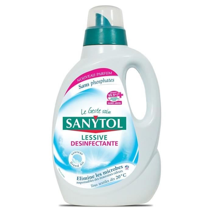 Sanytol - Lessive Désinfectante senteur fleur blanches - 1.65l