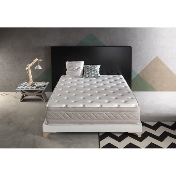 SIMPUR RELAX - Matelas 180x200 - Crystal Royalty® - Mousse Mémoire de Forme - Épaisseur 30 cm - Auto-ventilé – 11 Zones de Confort