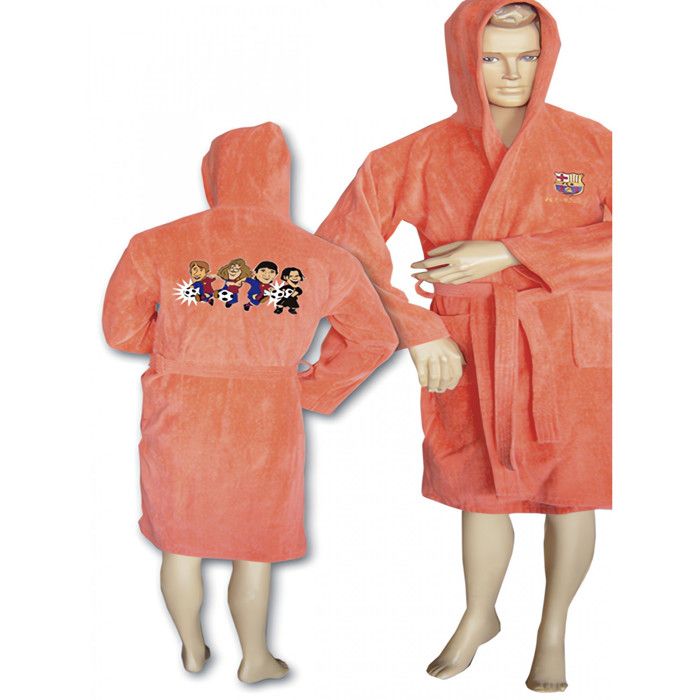PEIGNOIR DE BAIN ENFANT FC BARCELONE TOONS Cdiscount Maison