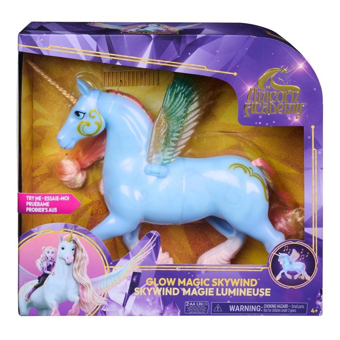 Licorne Interactive Skywind Ailes Magiques LEcole des Licornes - Sons et Lumières - SPIN MASTER - A partir de 4 ans