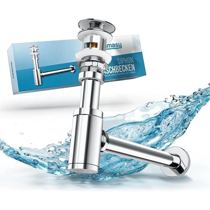 Tuyau de drainage flexible | Siphon | Siphon pour cuisine | 6/4 pouces