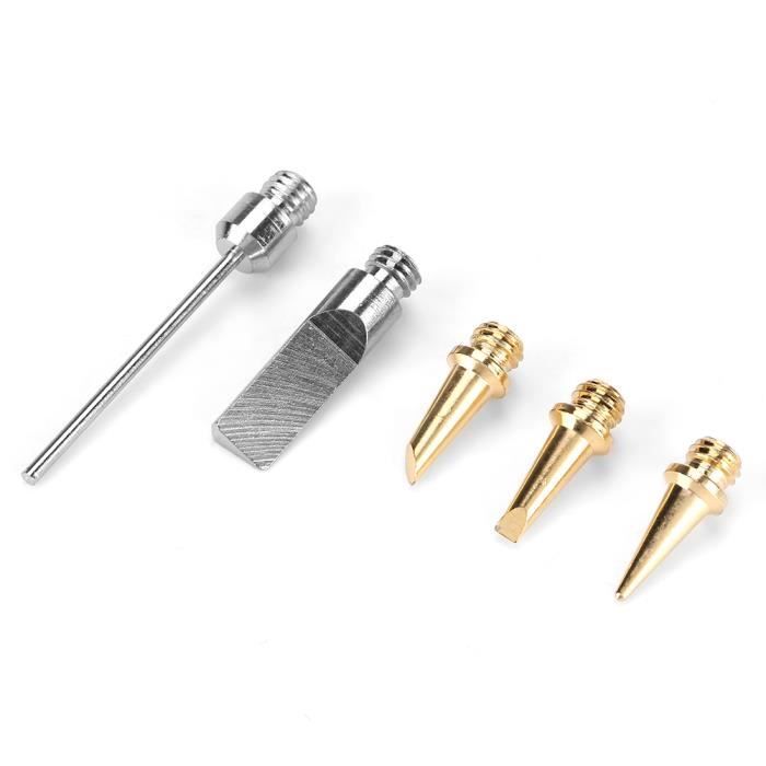 Pointe à souder en zinc plaqué cuivre, Kit de fer à souder au gaz