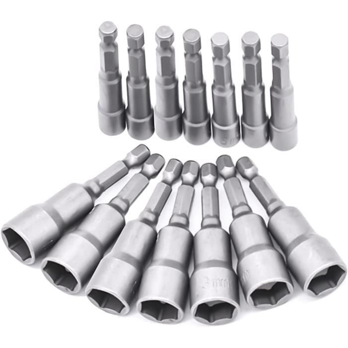 1 Douille De Tournevis à Tige Hexagonale De 5,5 Mm Pour Perceuses, Tourne- écrous Et Adaptateur De Douille à Choc