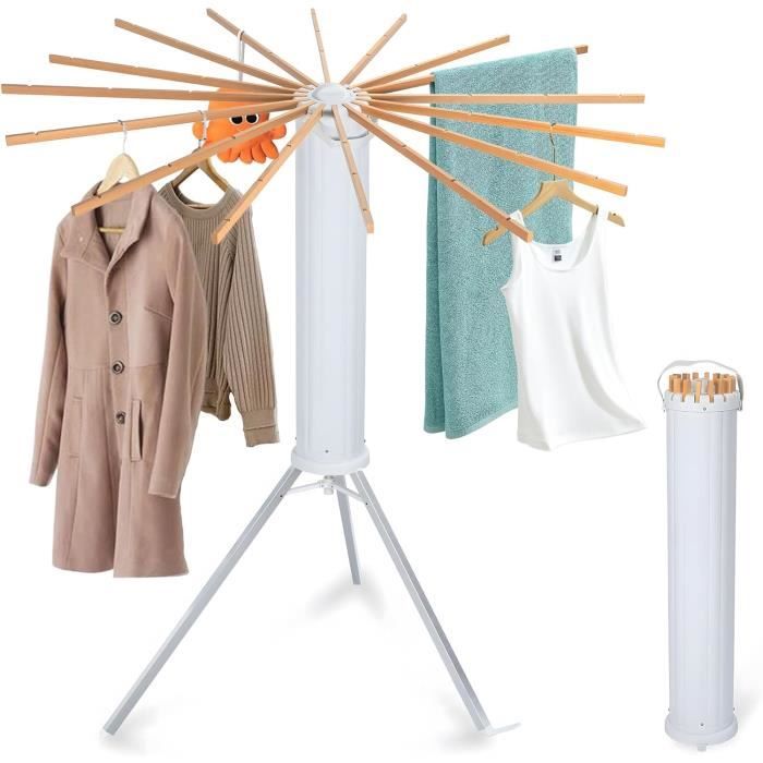 Sèche-linge Pliable En Acier 64 Pouces Par Honey Can Do - Idéal Pour Suspendre Vos Vêtements à L'intérieur Comme à L'extérieur