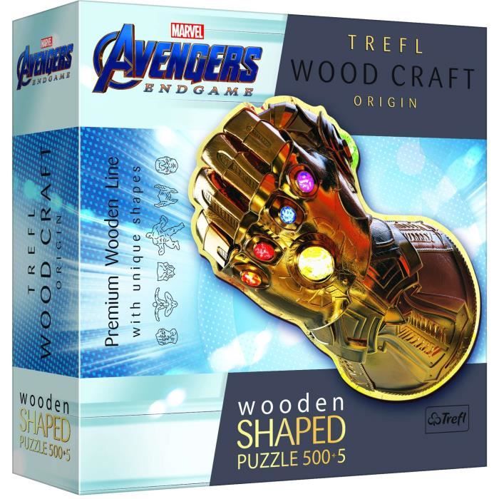Puzzle en bois 500 pièces Gant de linfini Avengers Trefl