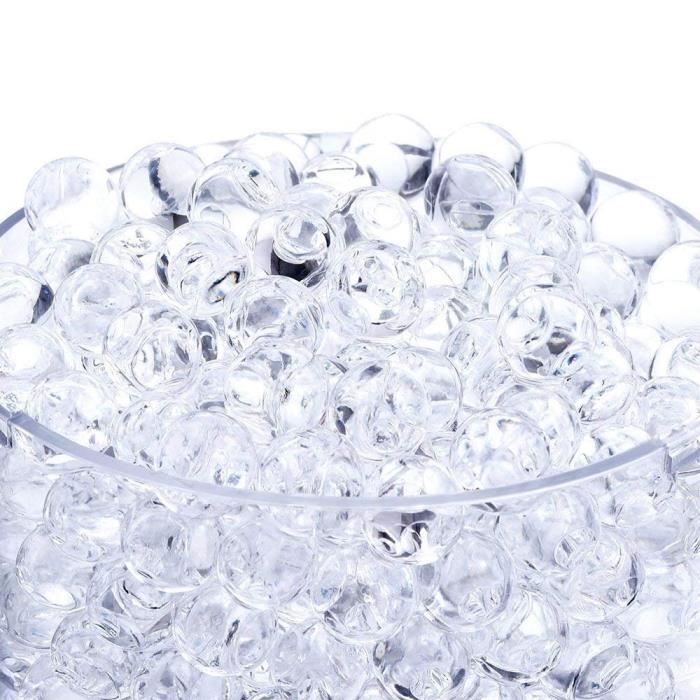 XM264-10 Paquet Perles d'eau Cristaux d'eau Eau Cristal Sol Bio Gel Boule  Perles pour Décoration de Mariage Vase Centerp - Cdiscount Maison