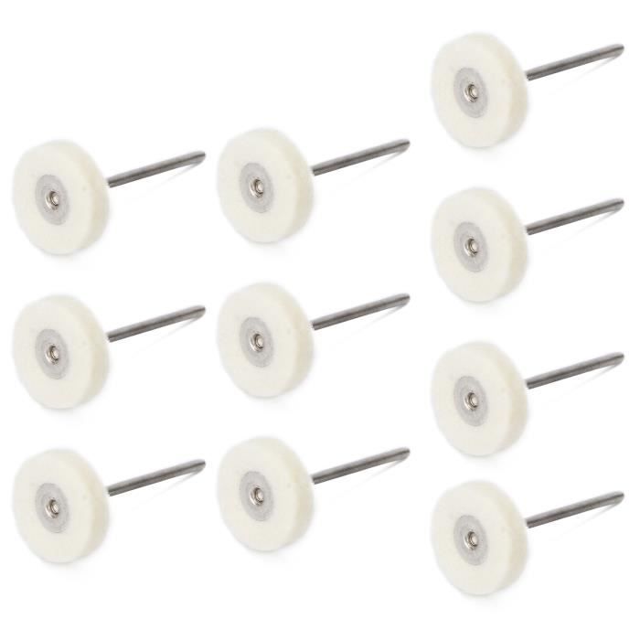 StewMac - Roues De Polissage Extra-fines Pour Frettes De Guitare, Vertes, Lot De 5, Pour Outil Rotatif